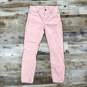 Jen7 by 7 for All Mankind Pants Womens 4 Ankle Skinny Pink